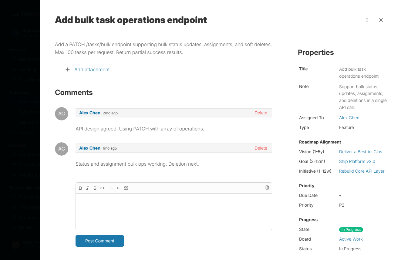 Task Detail